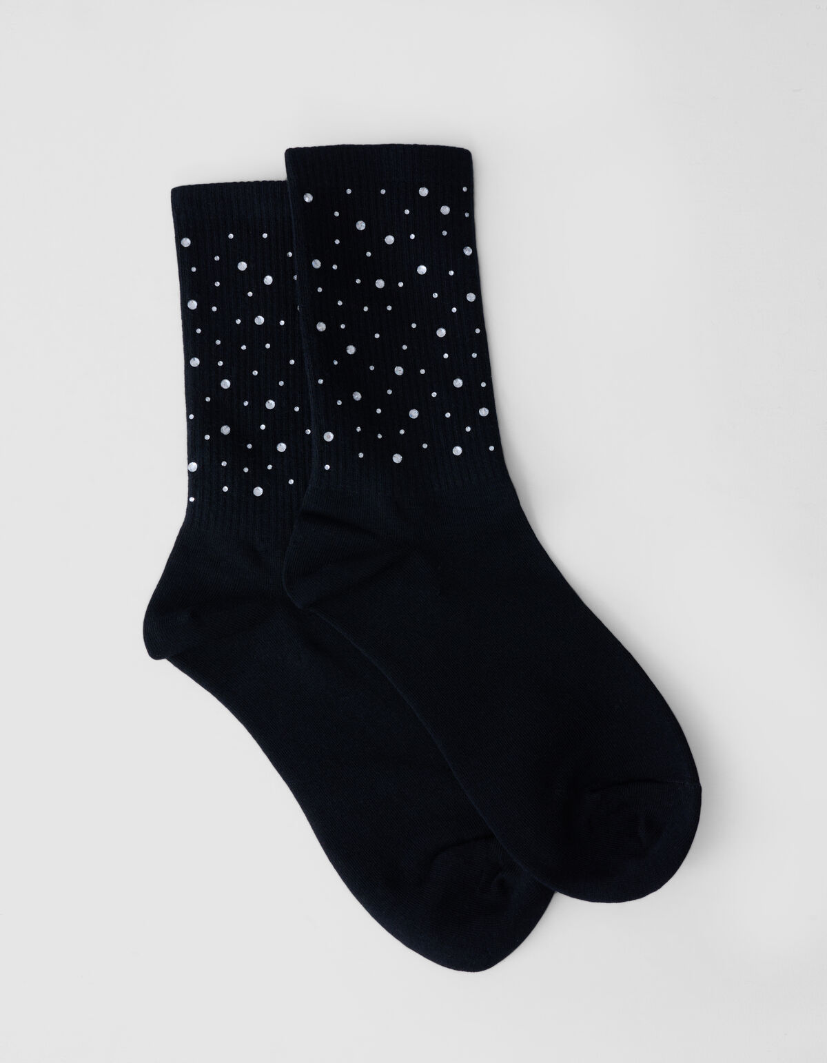 Strass Sokken Zwart SHOEBY ACCESSOIRES