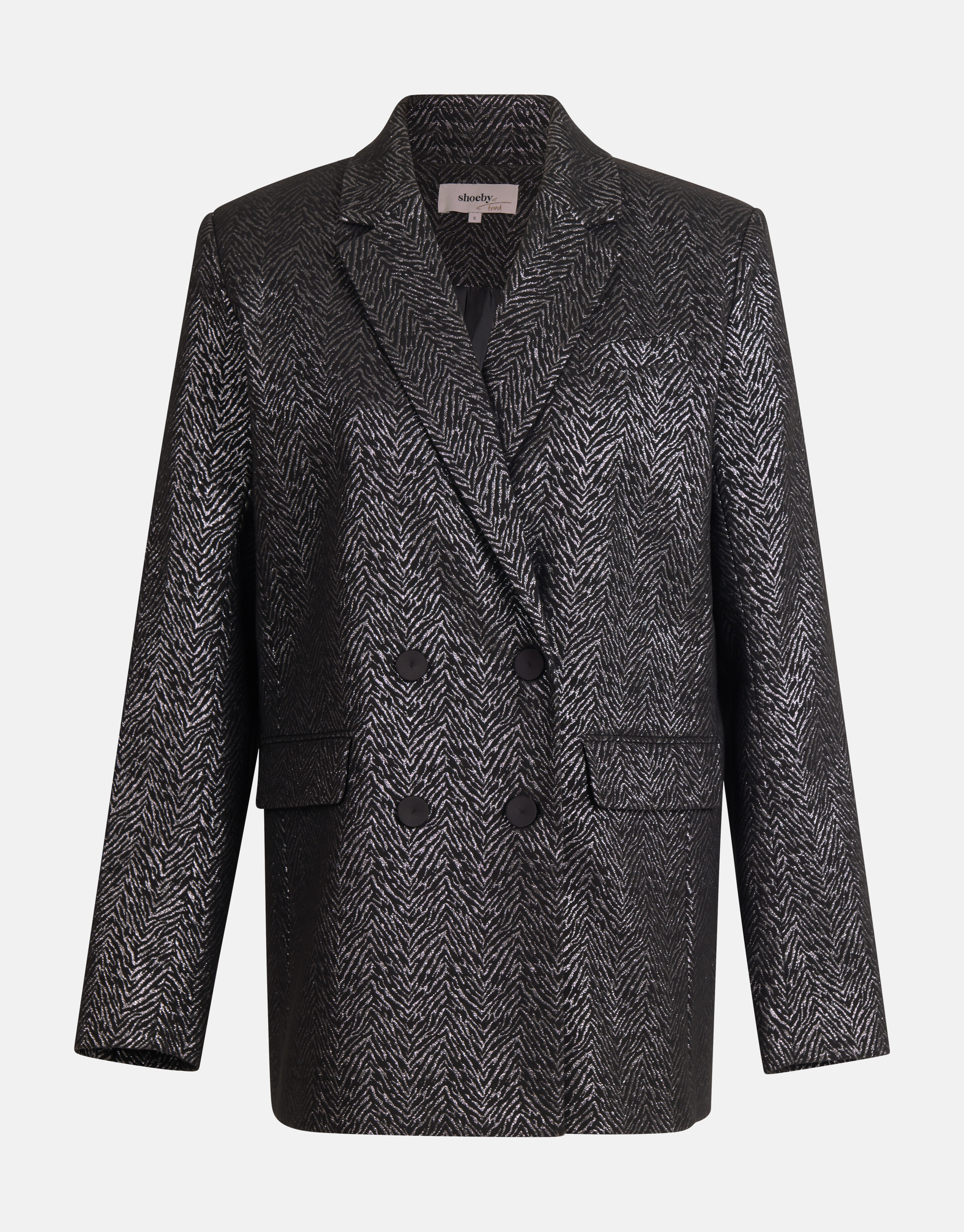 Blazer mit Zebradruck Schwarz von Fred SHOEBY WOMEN