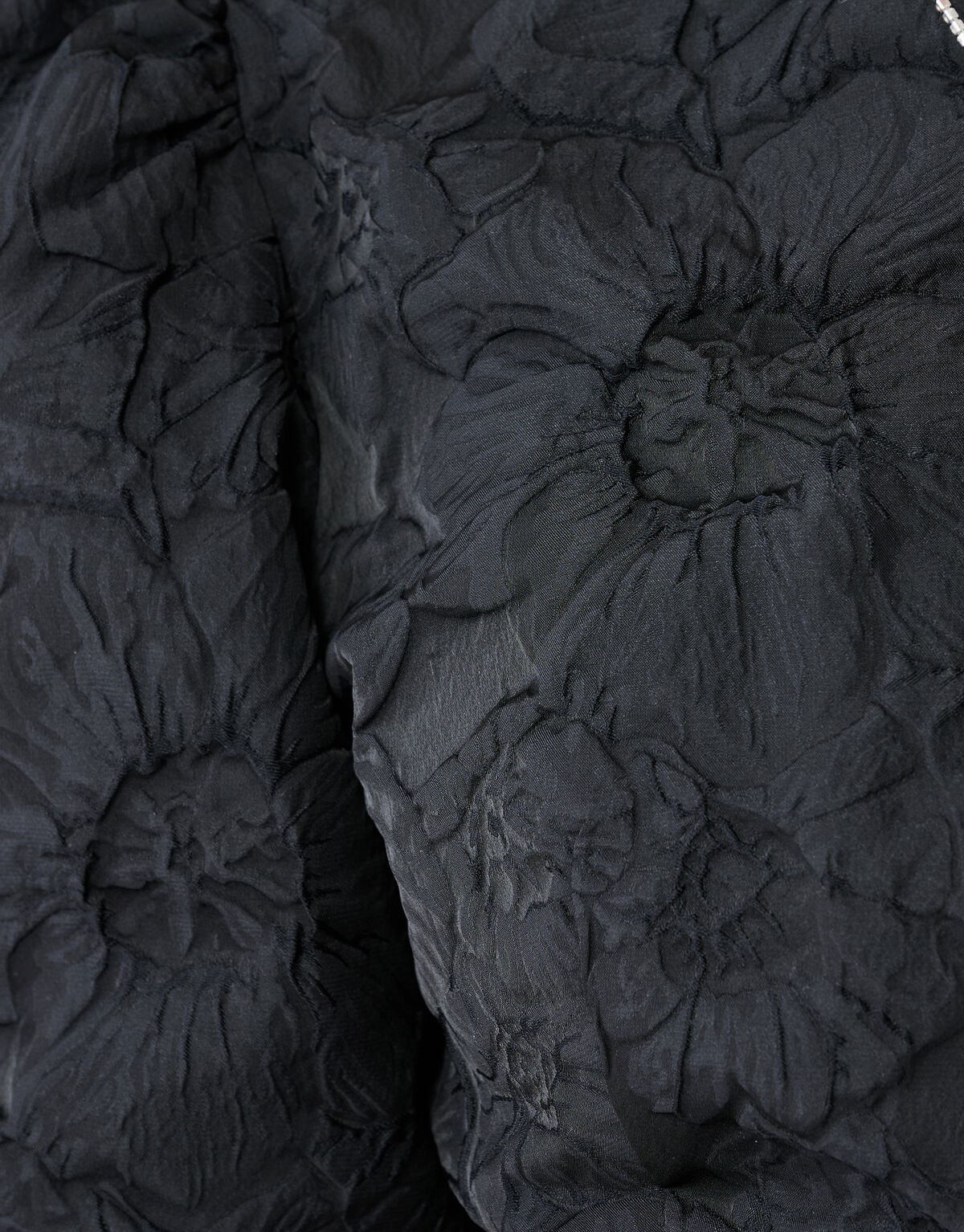 Jacquard-Minikleid mit Schleife Schwarz SHOEBY WOMEN