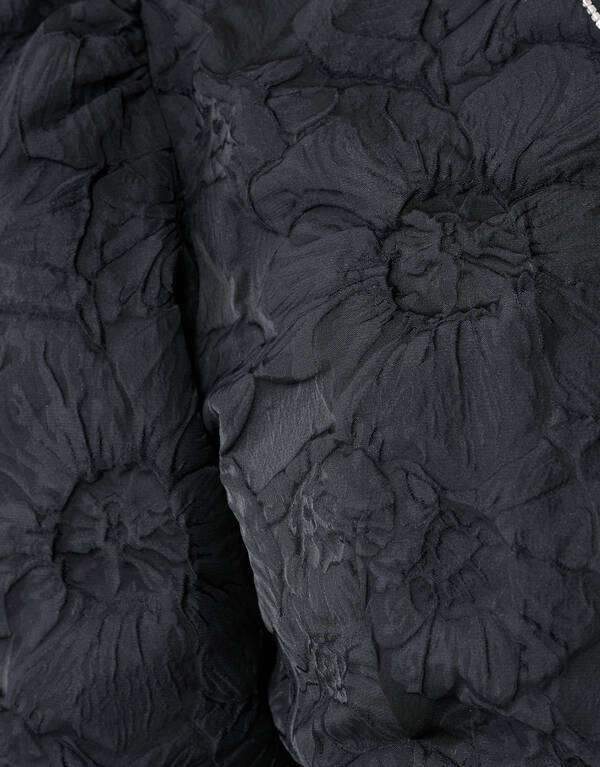 Jacquard-Minikleid mit Schleife Schwarz SHOEBY WOMEN