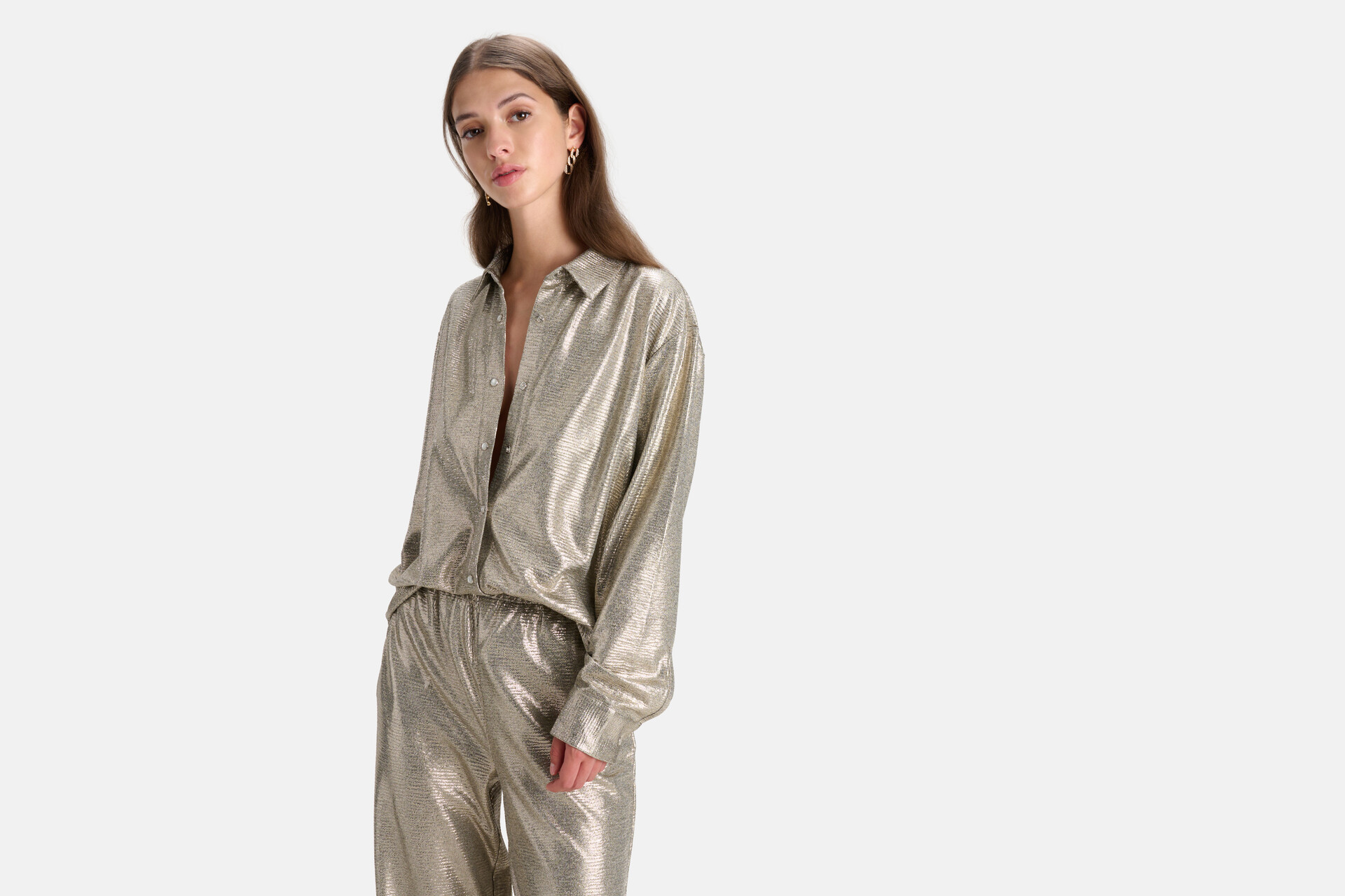Scharlachrote Silberbluse SHOEBY WOMEN