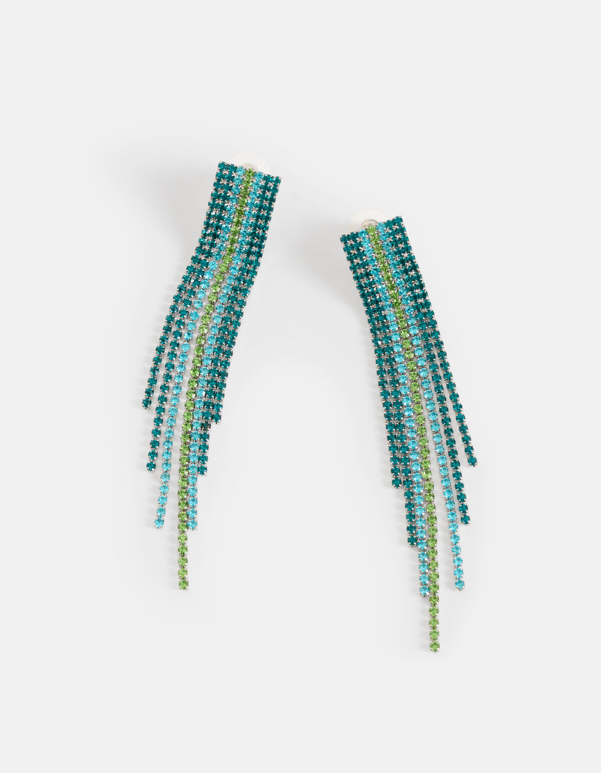 Strass-Ohrringe Grün SHOEBY ACCESSOIRES