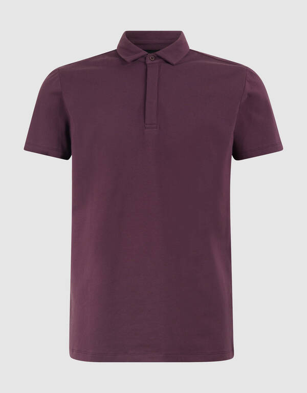 Jersey Polo Dunkelviolett SHOEBY MEN