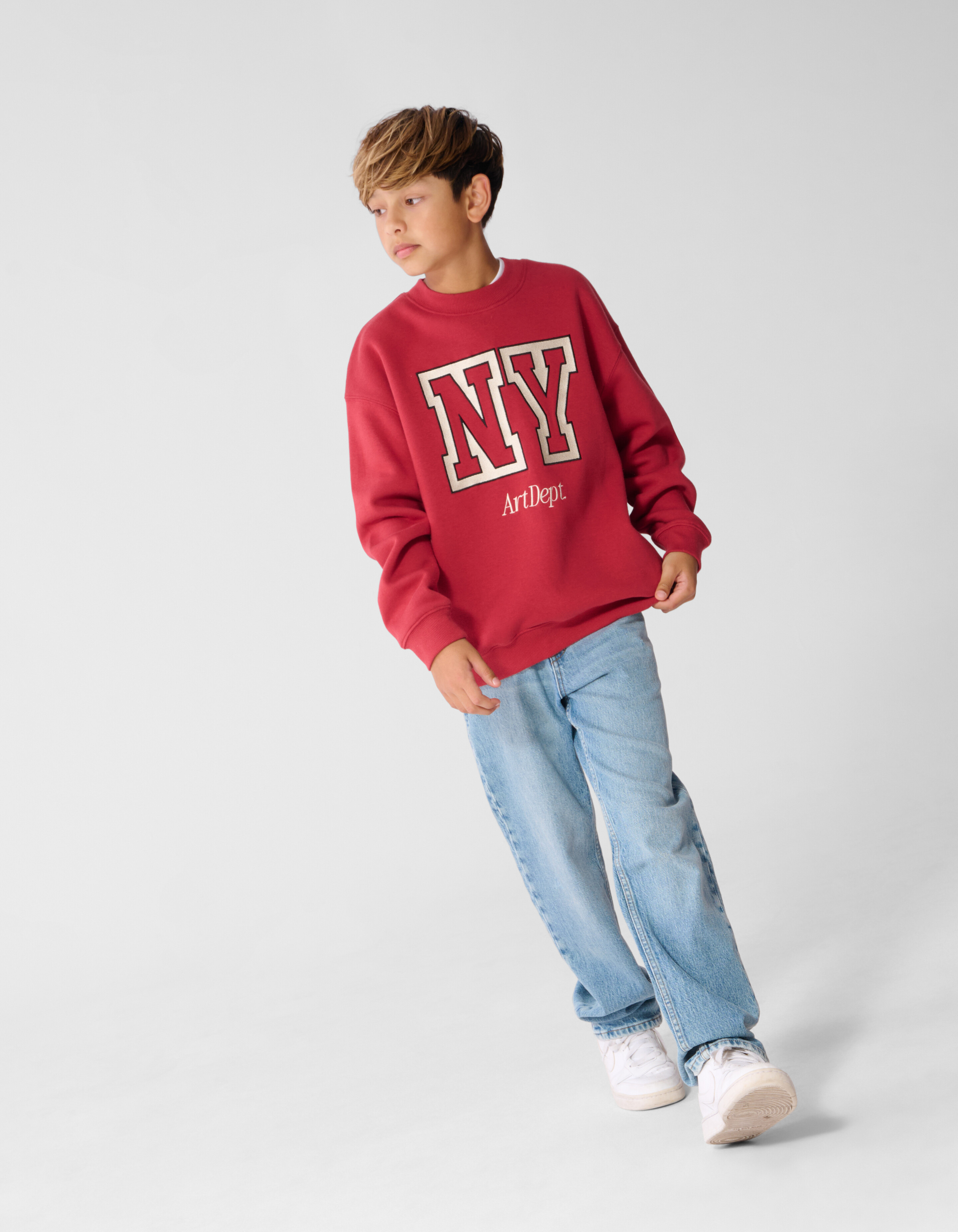 Logo Sweater Rot SHOEBY BOYS