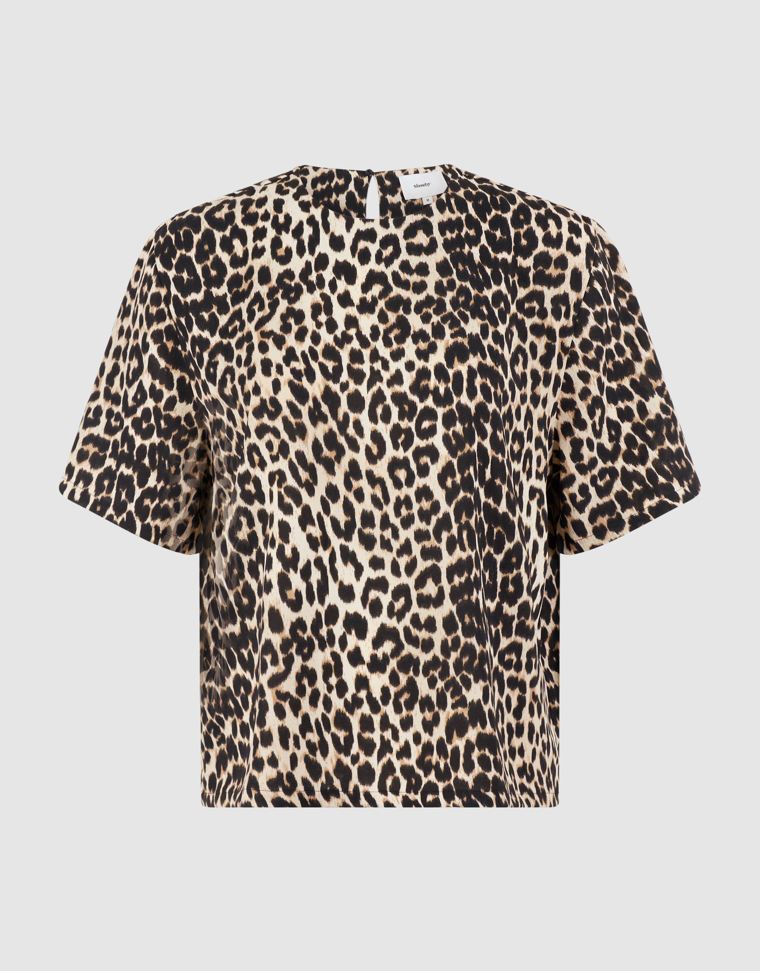 Leopard Twist Top Braun SHOEBY WOMEN