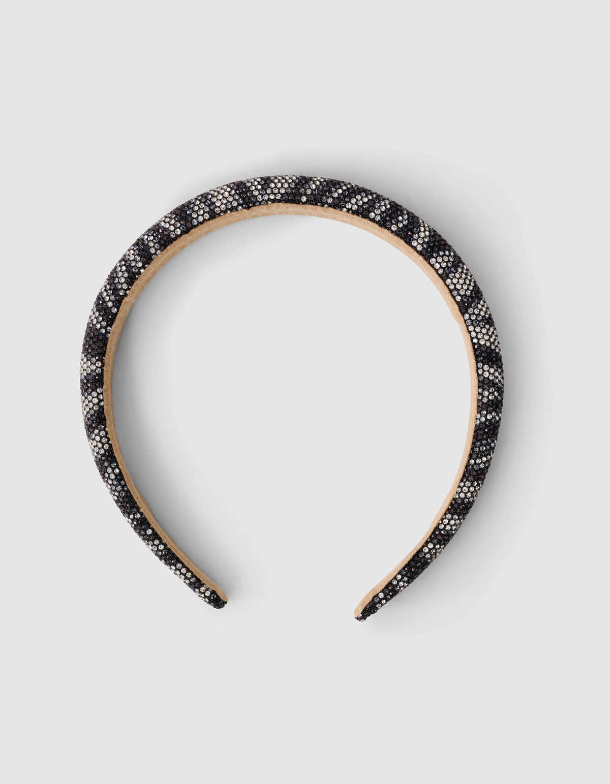 Strass Zebra Haarband Schwarz SHOEBY ACCESSOIRES