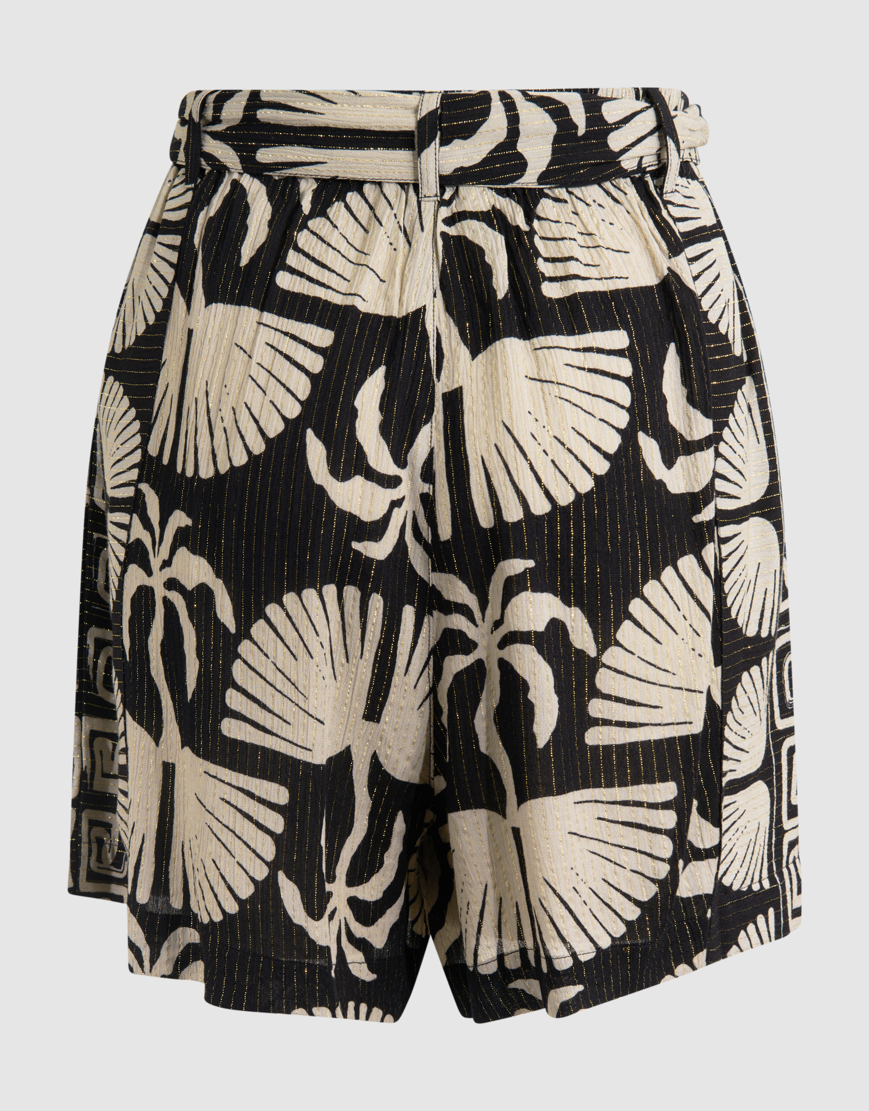 Bedruckte Short Schwarz/Weiß SHOEBY WOMEN