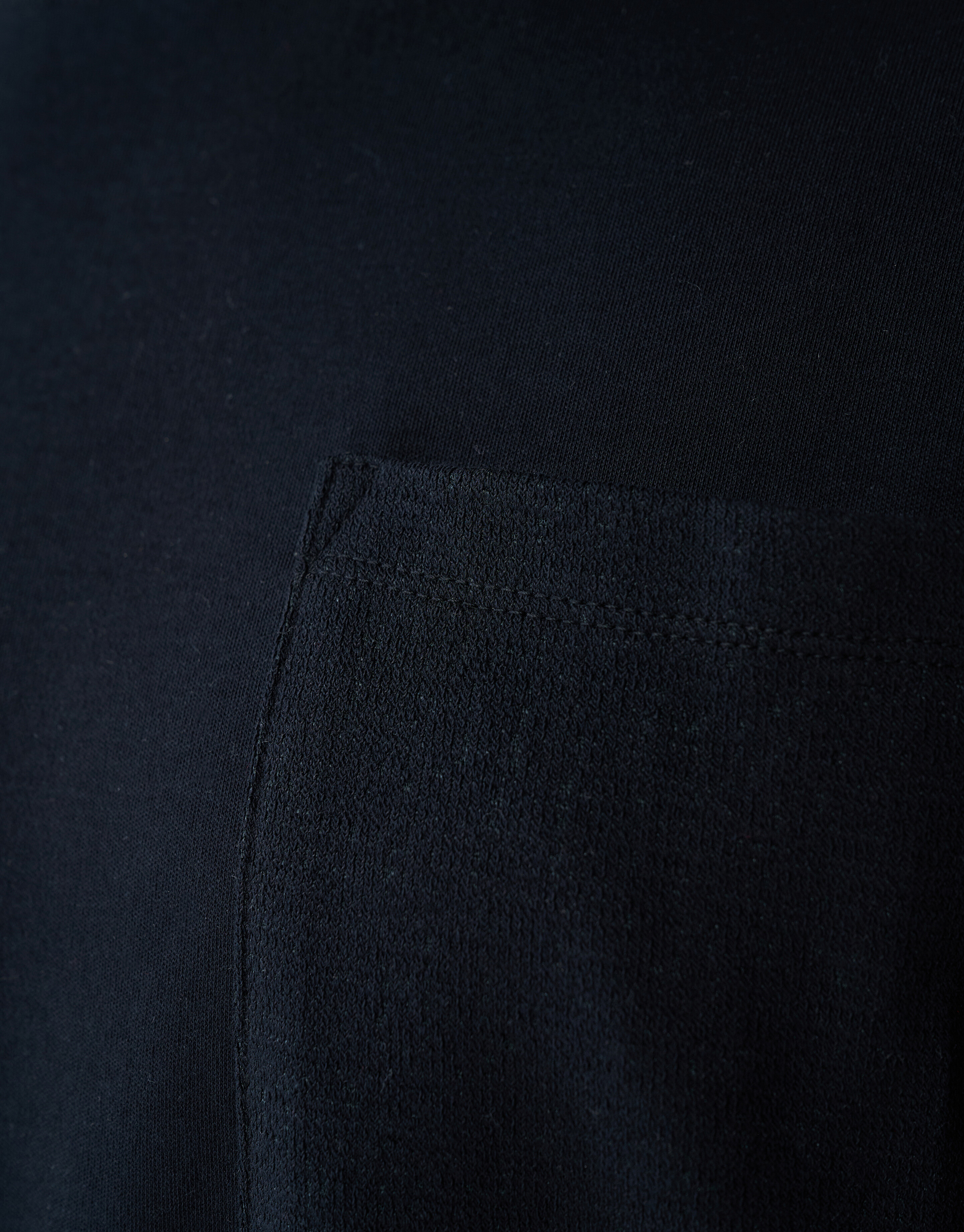 Struktur Pocket T-Shirt Schwarz SHOEBY MEN