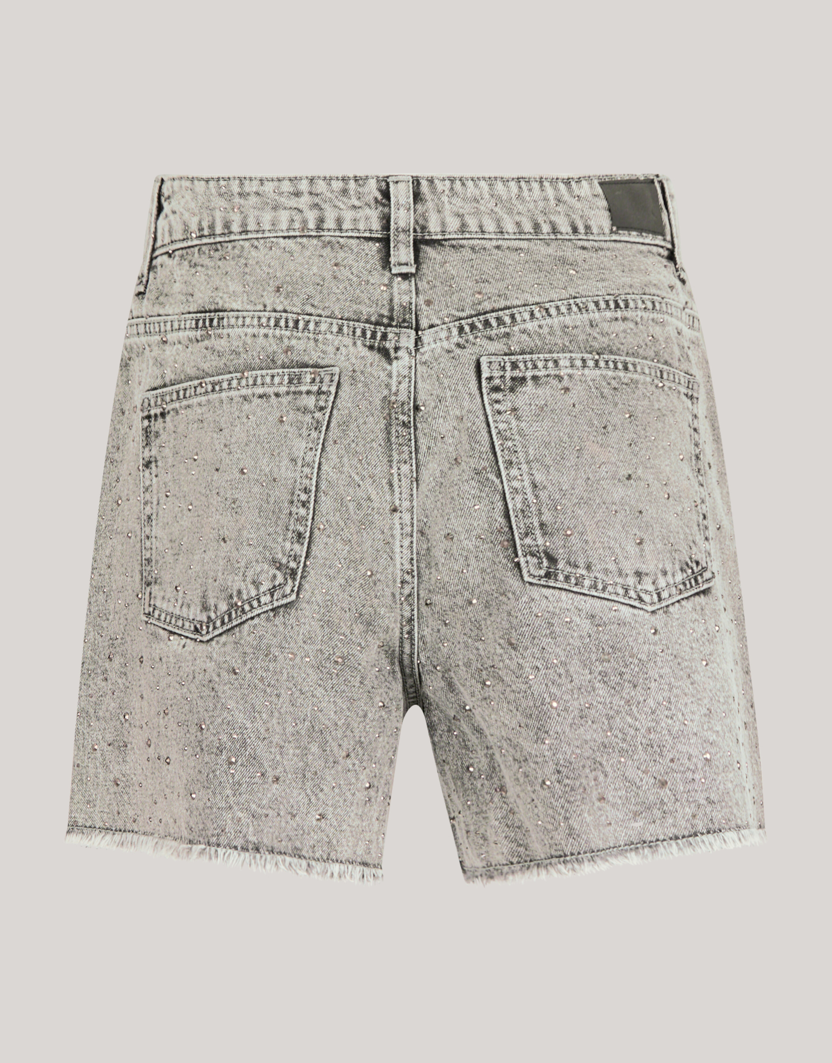 Strass Denim Short Hellgrau SHOEBY WOMEN