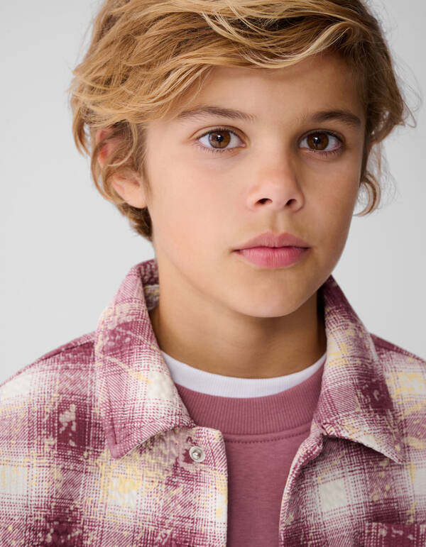 Spetter Ruiten Overshirt Hellrosa SHOEBY BOYS