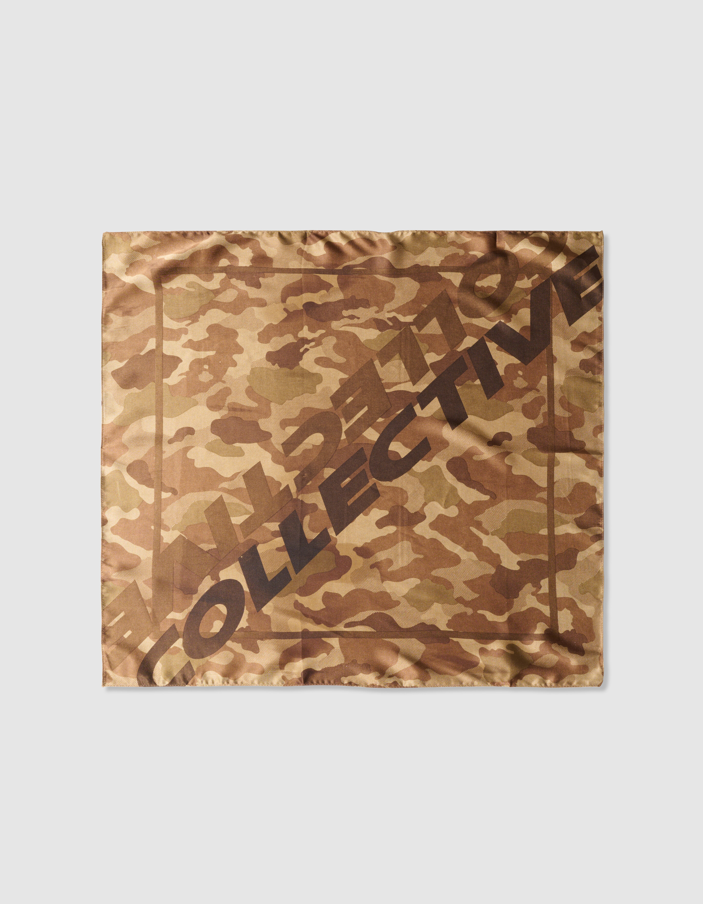 Satin-Camouflage-Schal Braun SHOEBY ACCESSOIRES