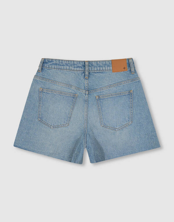 Strass Denim Short gebleicht SHOEBY WOMEN