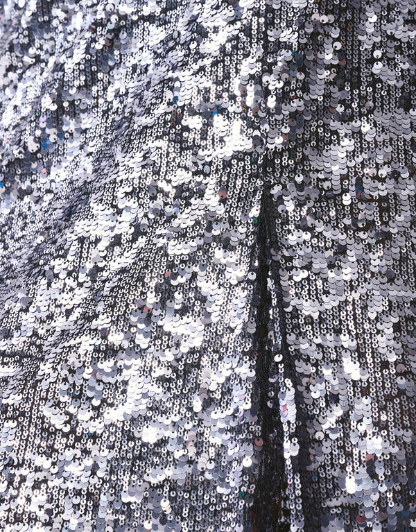 Sequin Maxi Rock Dunkelgrau Von Fred SHOEBY WOMEN