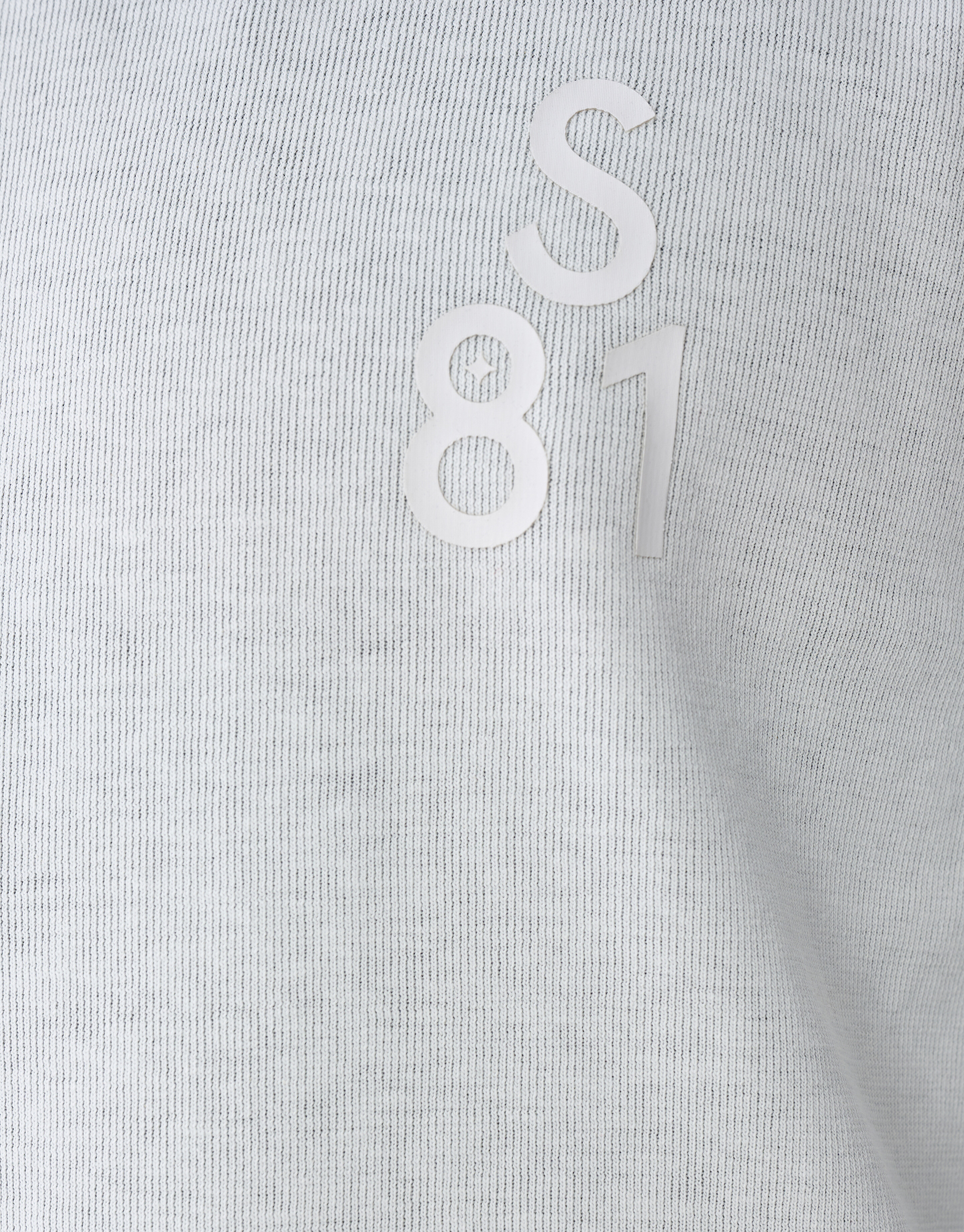 Pullover mit gepr&auml;gtem Logo Hellgrau SHOEBY MEN