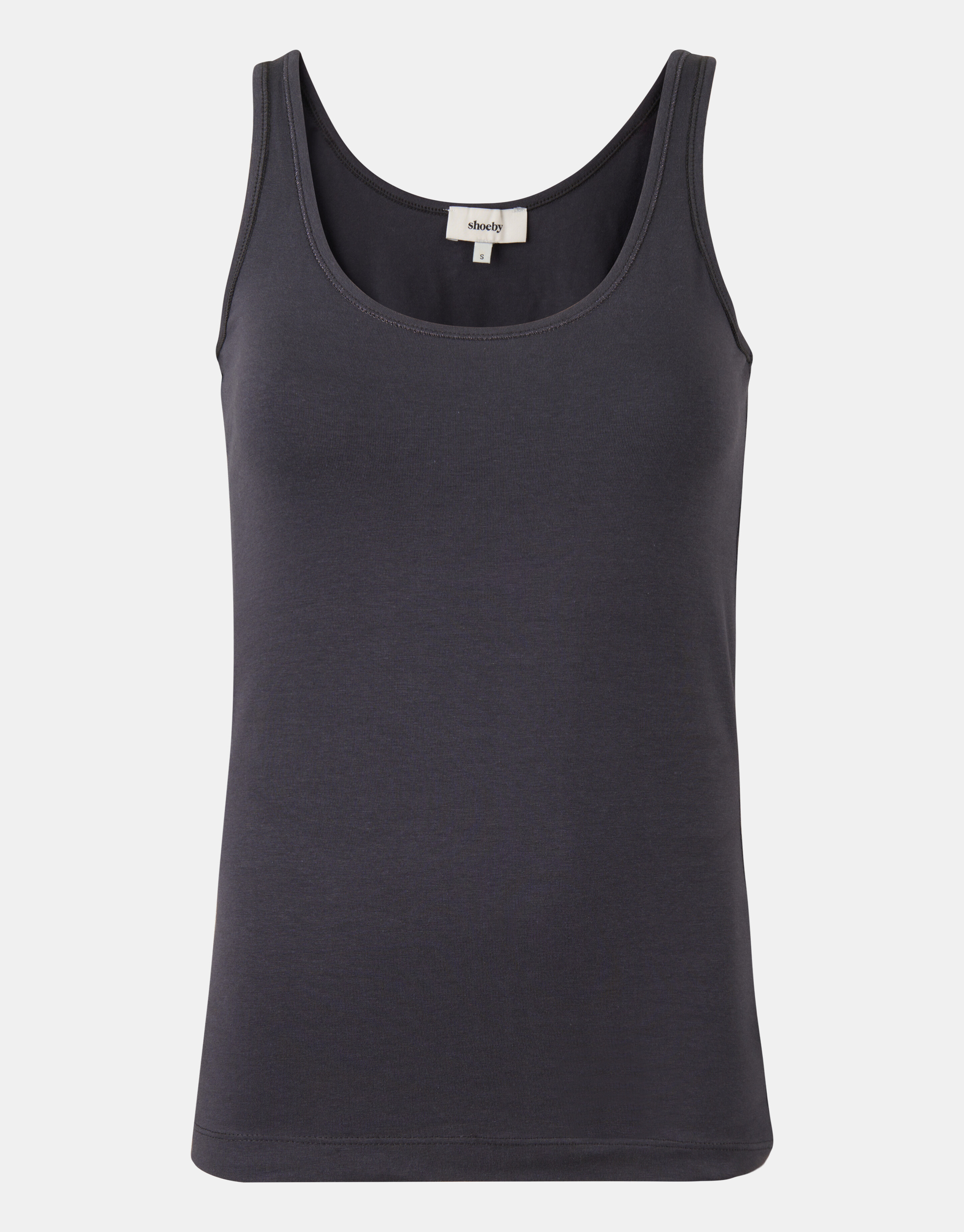 Basic Top Dunkelgrau SHOEBY WOMEN