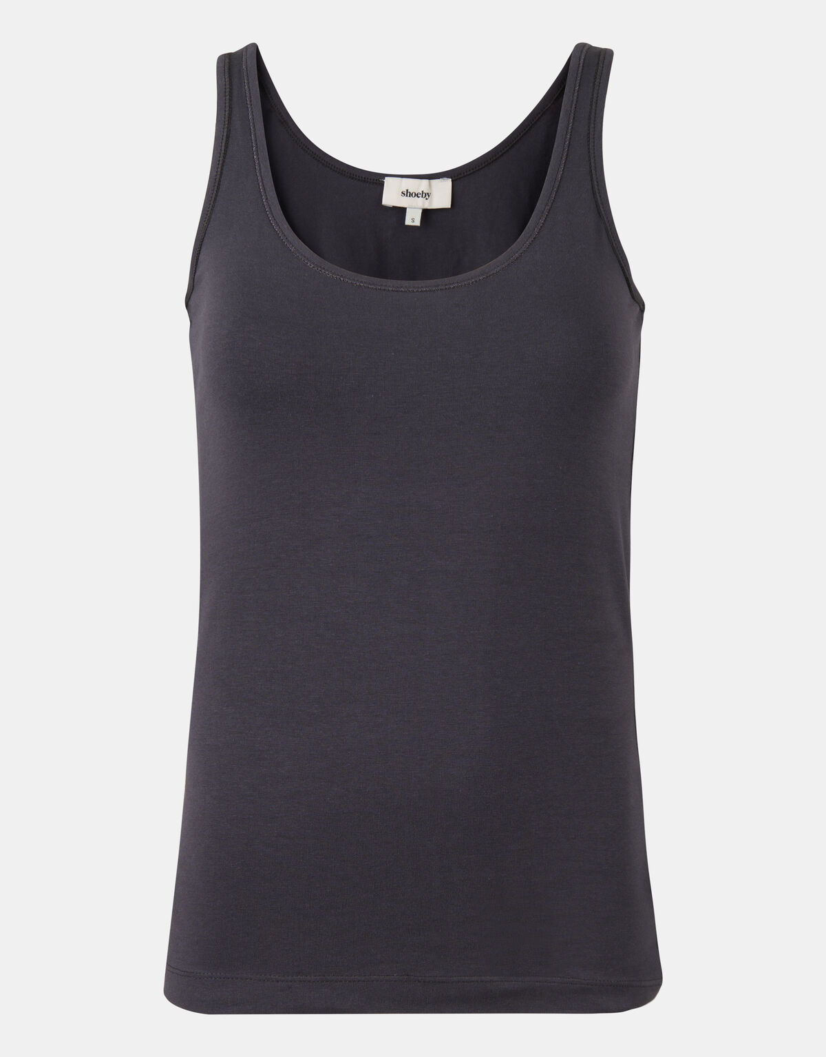 Basic Top Dunkelgrau SHOEBY WOMEN