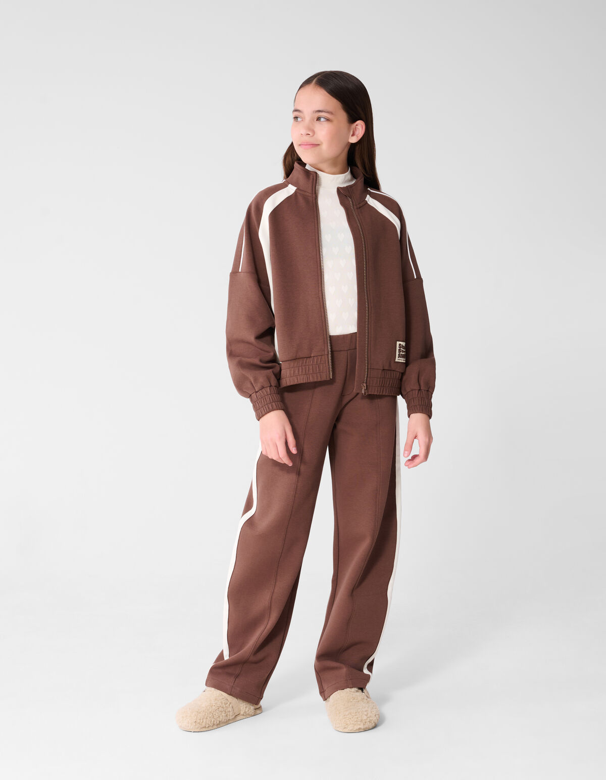 Sweat-Barrel-Hose Braun SHOEBY GIRLS