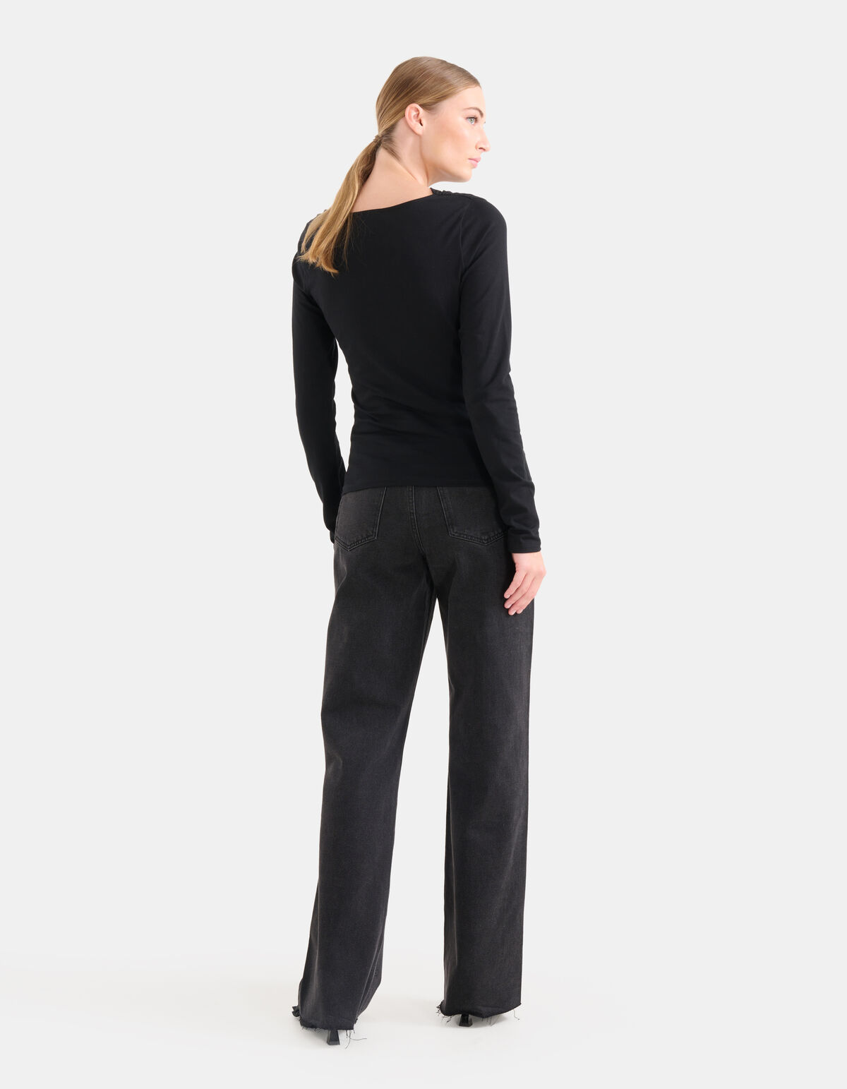 Asymmetrisches Top Schwarz SHOEBY WOMEN