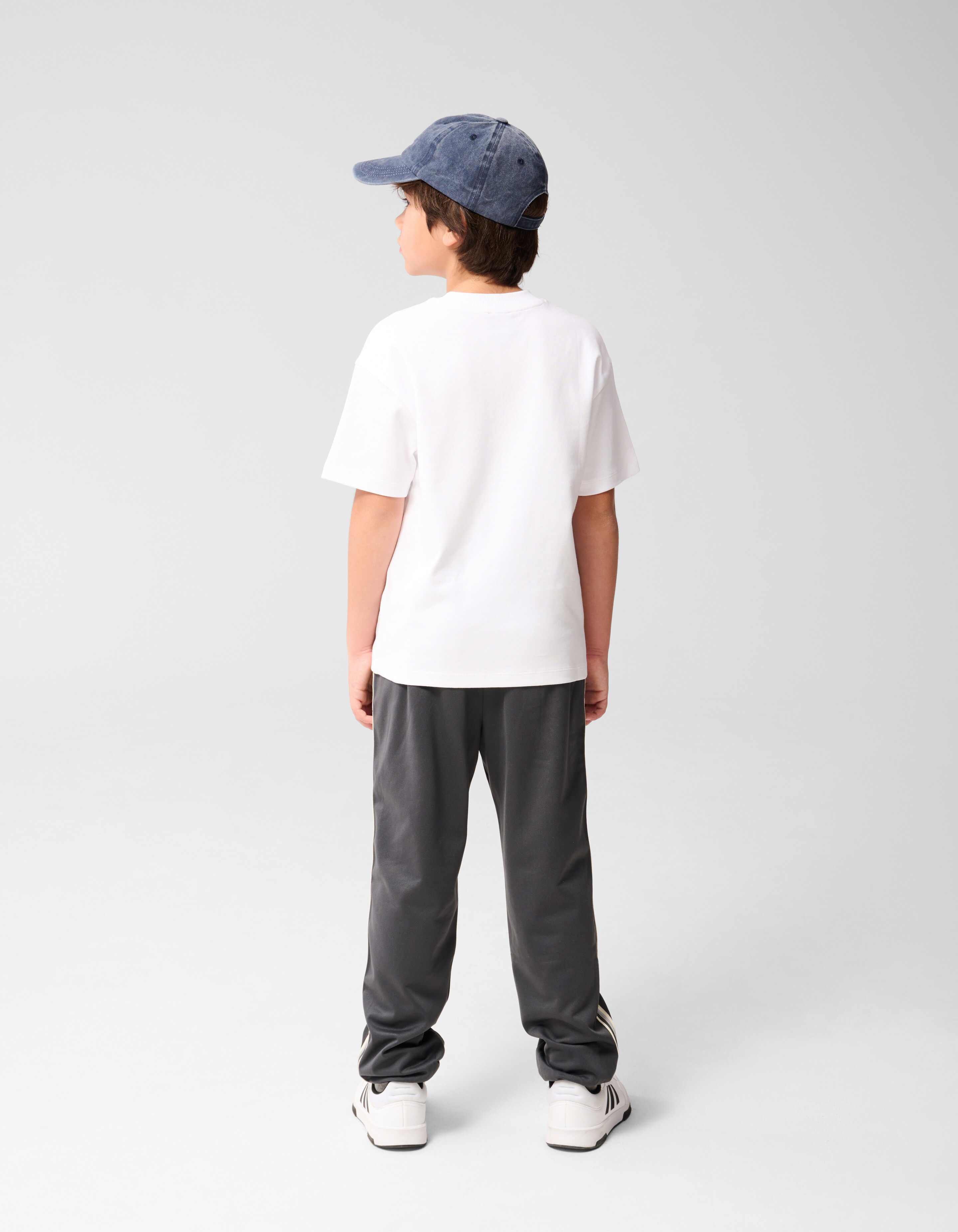 Basic-T-Shirt Weiß SHOEBY BOYS