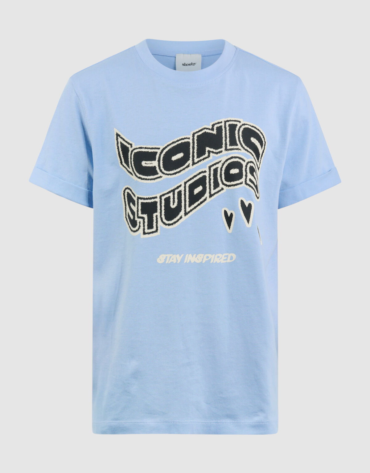 Iconic Studios Artwork T-Shirt Hellblau SHOEBY GIRLS