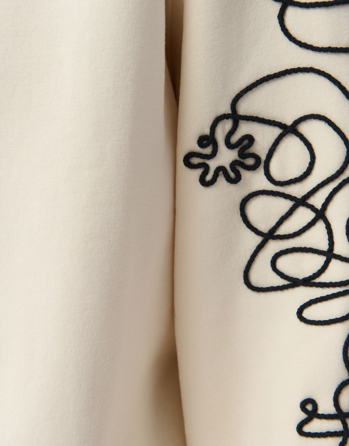 Stickerei Kunstwerk Pullover Off White SHOEBY WOMEN