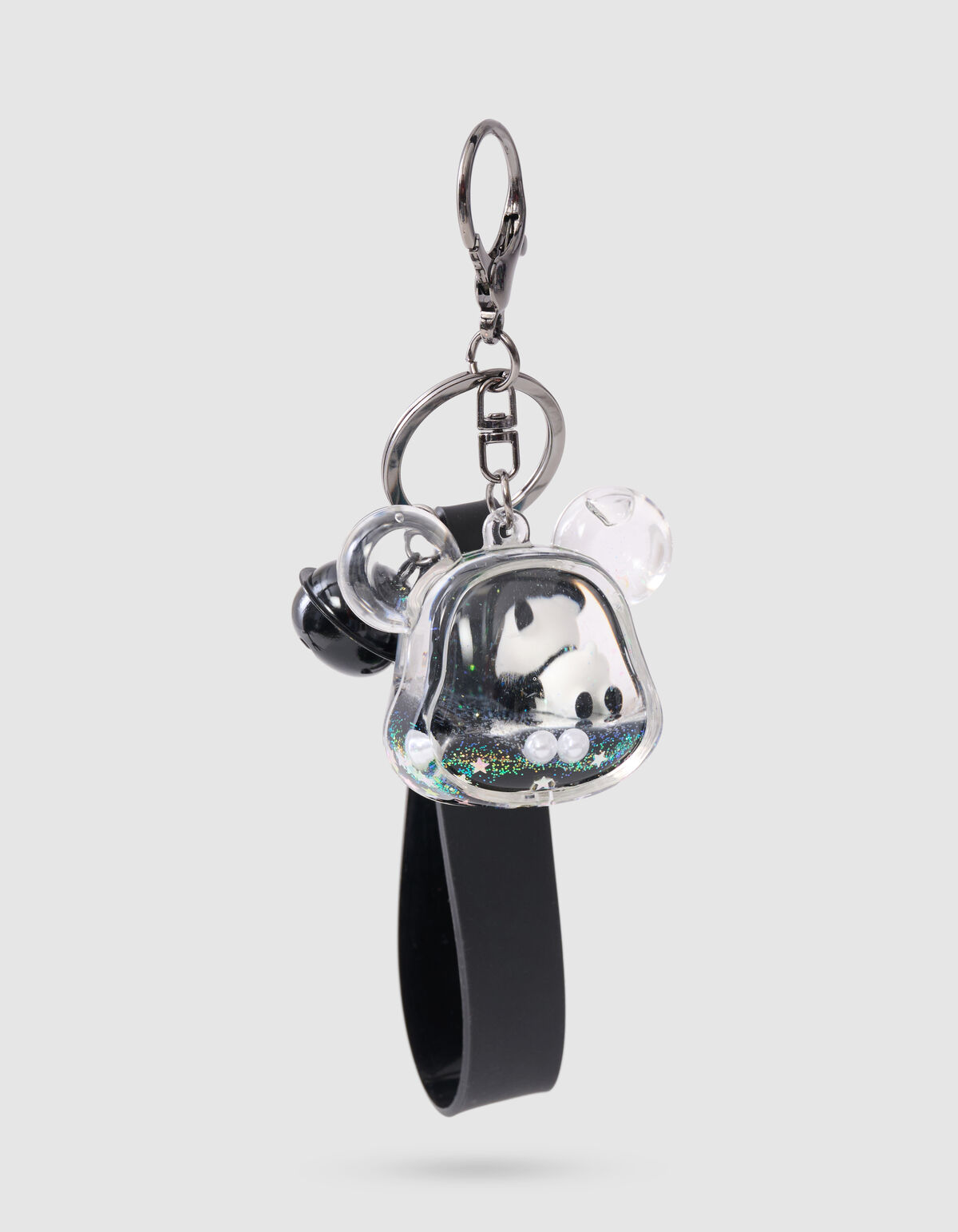Panda Schlüsselanhänger Schwarz SHOEBY ACCESSOIRES