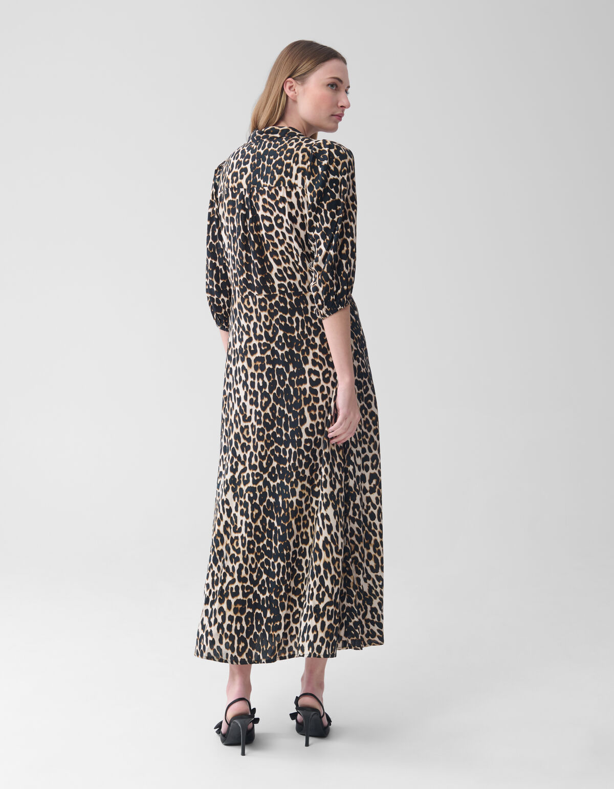 Leopard Maxikleid Braun SHOEBY WOMEN