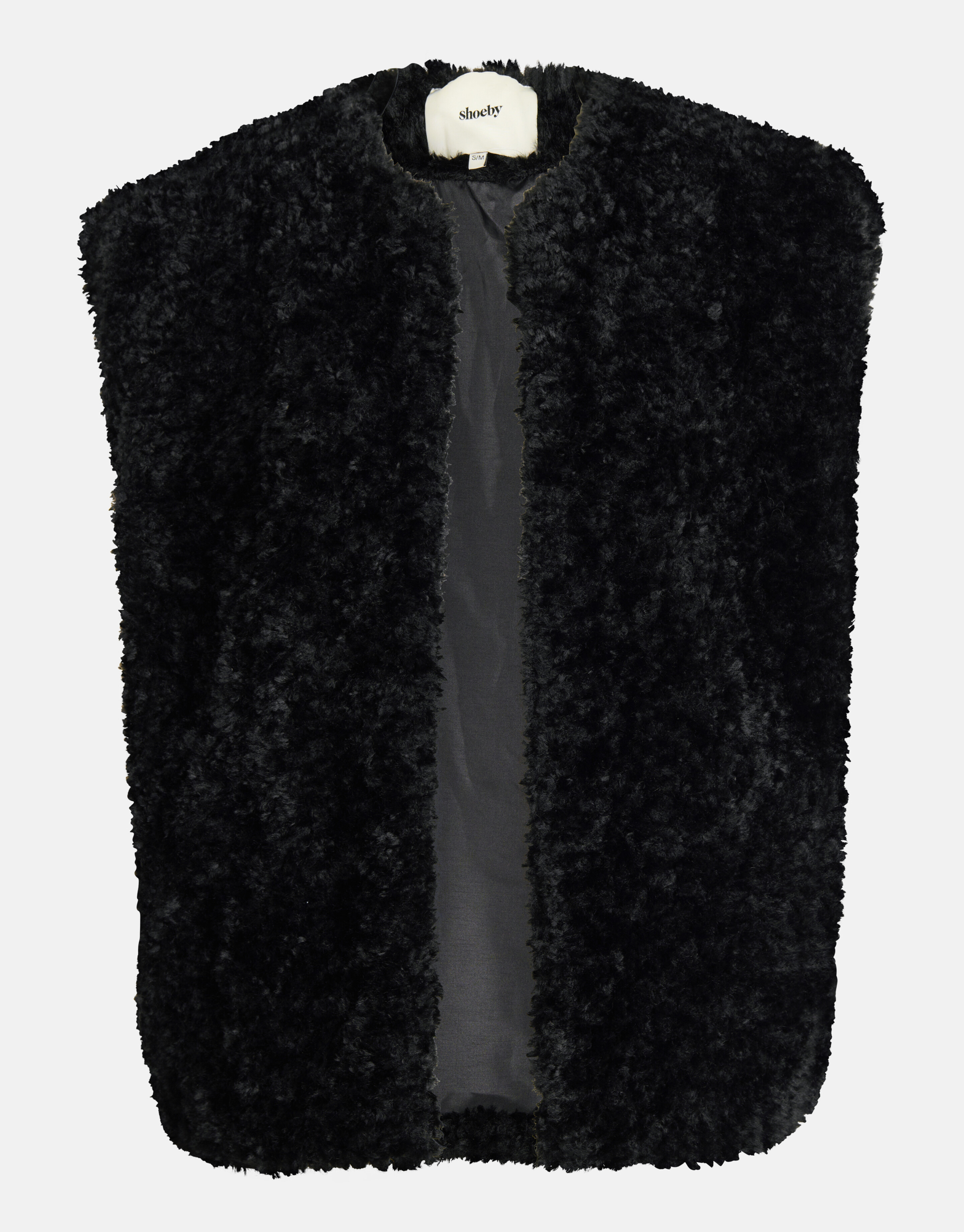 Teddy Gilet Zwart SHOEBY WOMEN