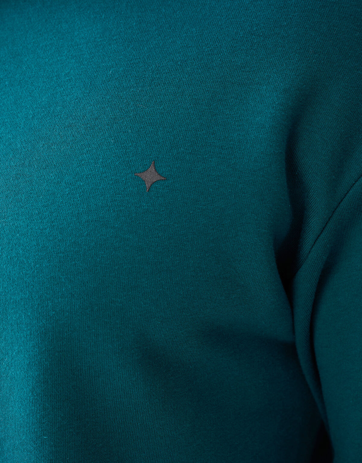 Relaxed Fit Hoodie Donkergroen SHOEBY MEN