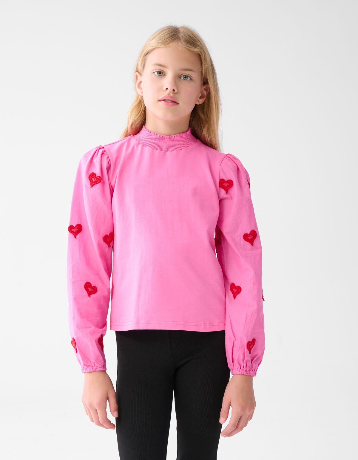 Stickerei Longsleeve rosa SHOEBY GIRLS