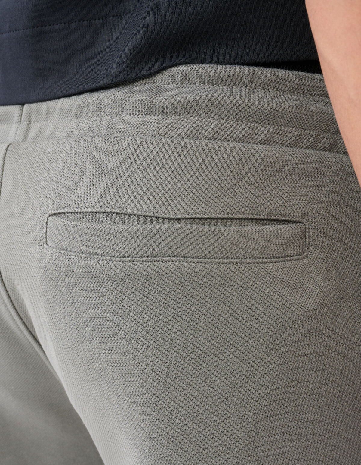 Pique Logo Shorts Dunkelgr&uuml;n SHOEBY MEN