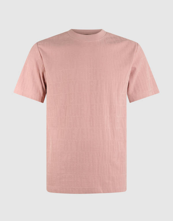 Eighty One Text T-Shirt Rosa SHOEBY MEN