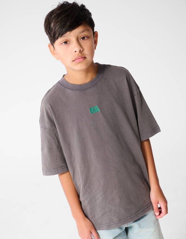 Brasil Artwork T-Shirt Dunkelgrau SHOEBY BOYS