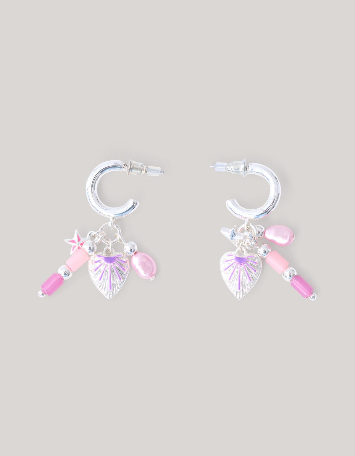 Charm-Ohrringe Silber SHOEBY ACCESSOIRES