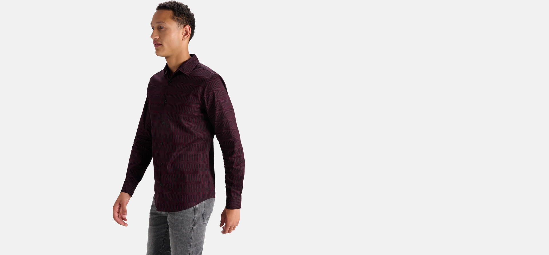 Grafik-Shirt Dunkelrot SHOEBY MEN