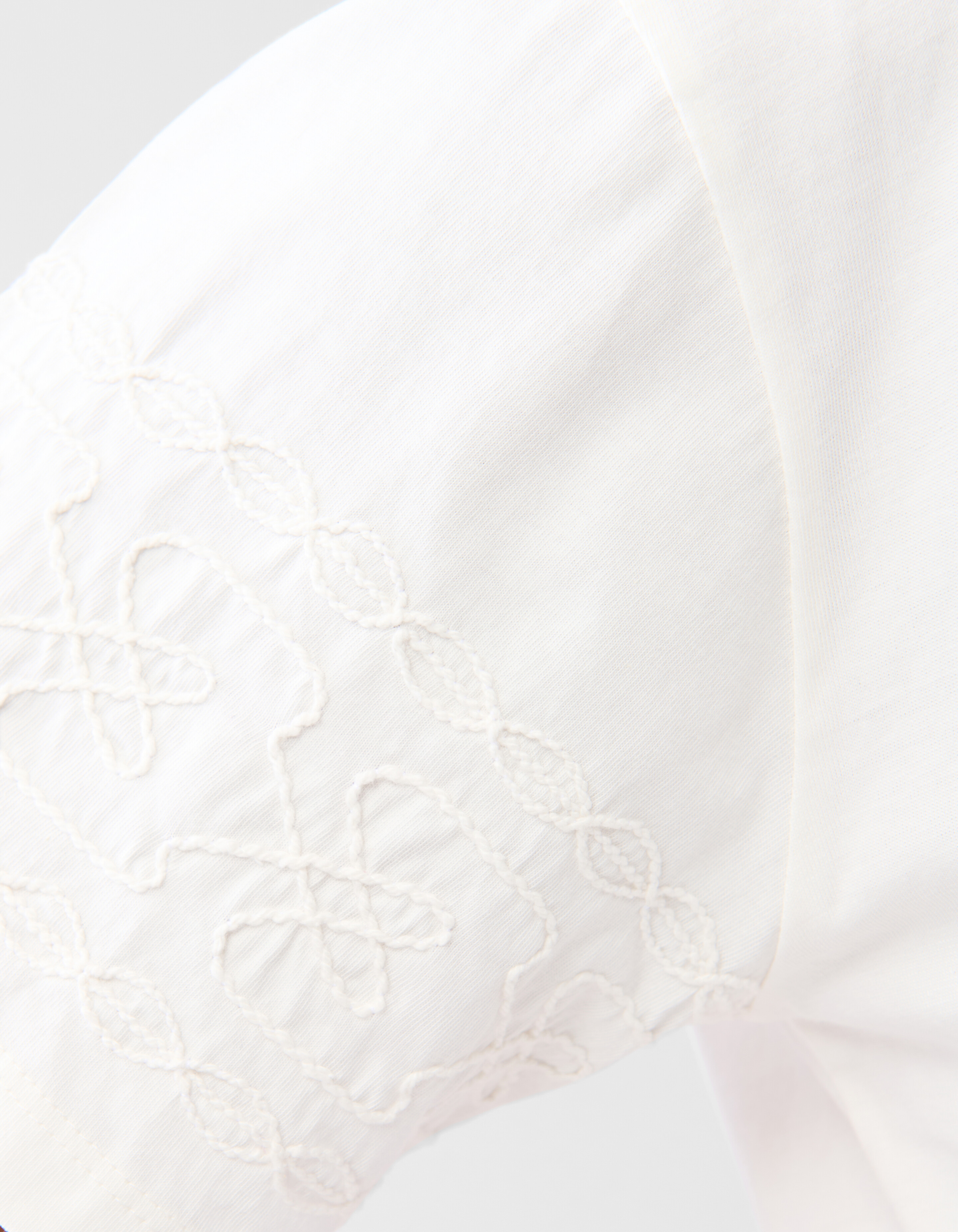 Cord-Stickerei T-Shirt Off White von Fred SHOEBY WOMEN