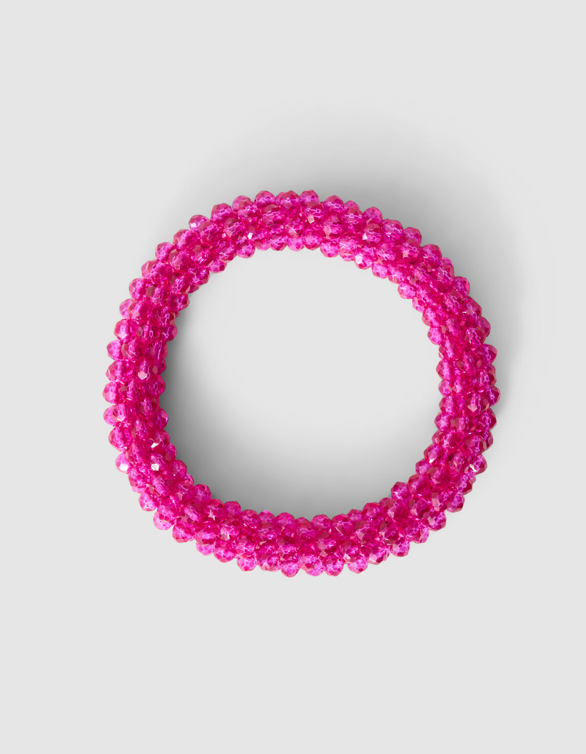 Oval Perlen Haargummi Rosa SHOEBY ACCESSOIRES