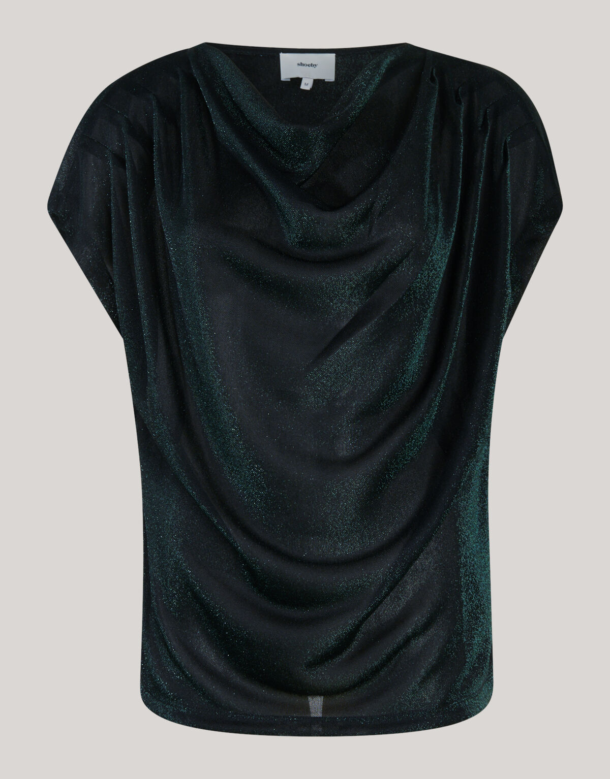 Glitter Waterfall Top Dunkelgrün SHOEBY WOMEN