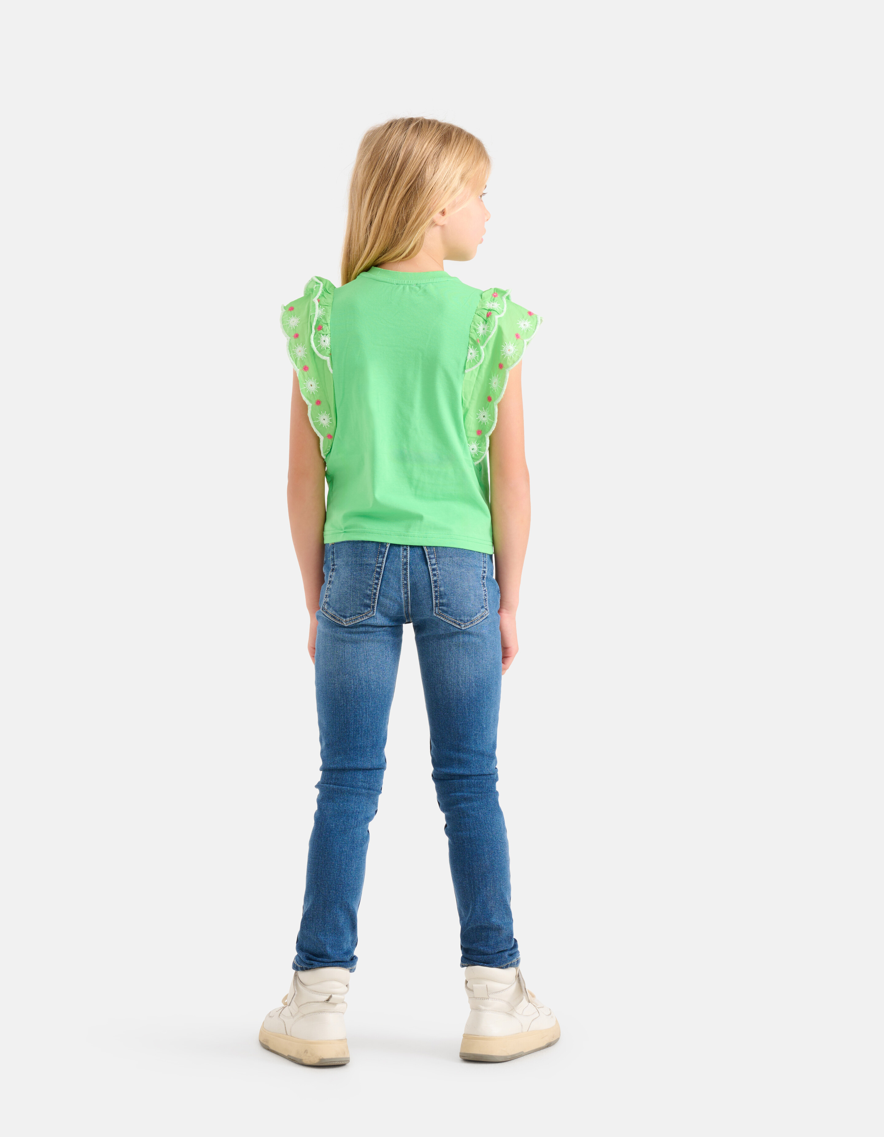 Stickerei Top Grün SHOEBY GIRLS