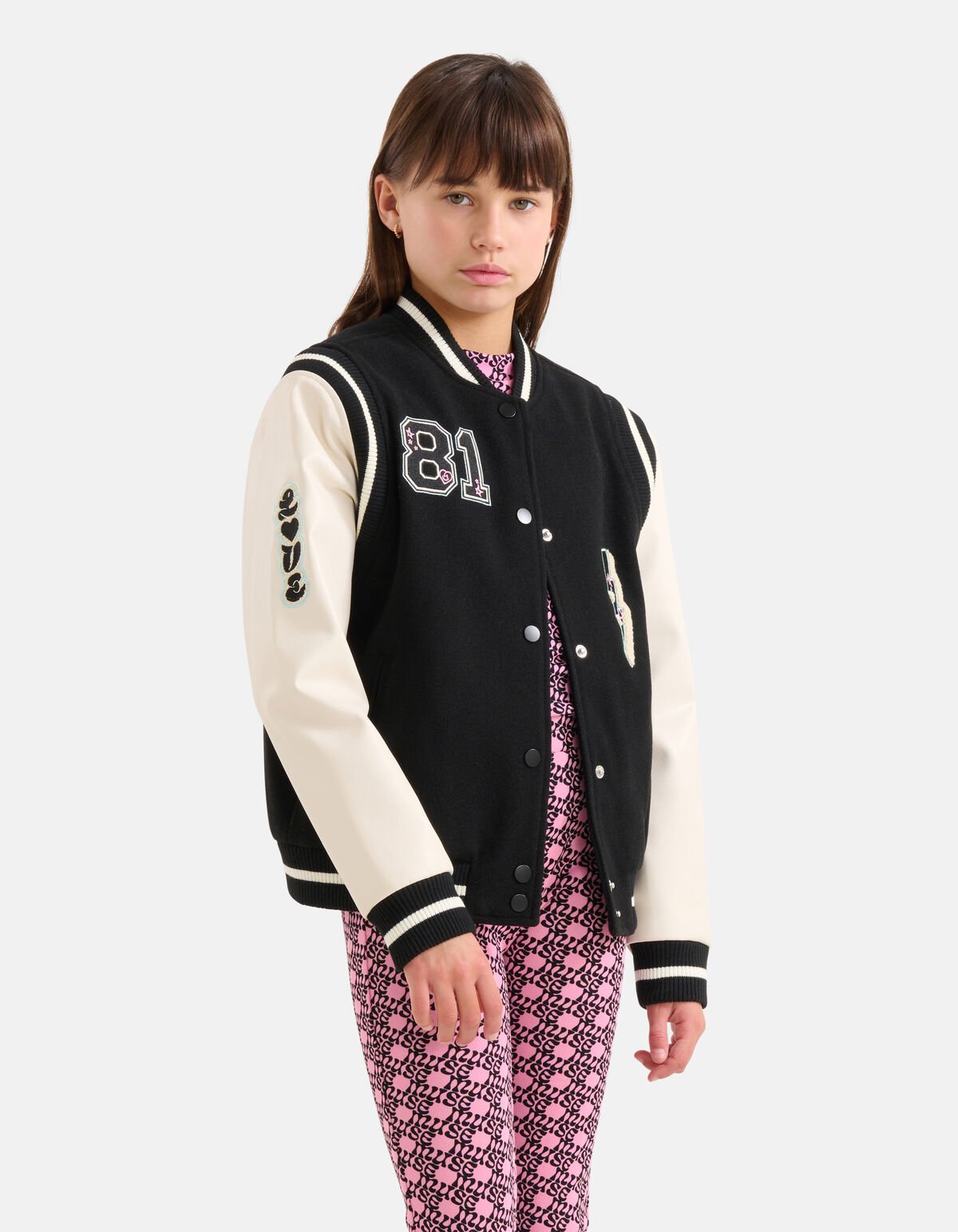 Varsity Jacke Schwarz SHOEBY GIRLS