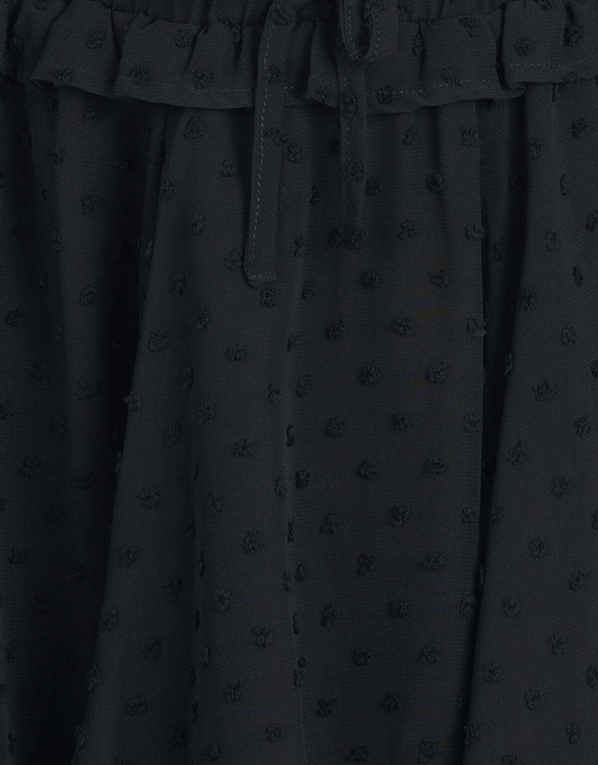 Chiffon-Punkt-Rock Schwarz SHOEBY GIRLS