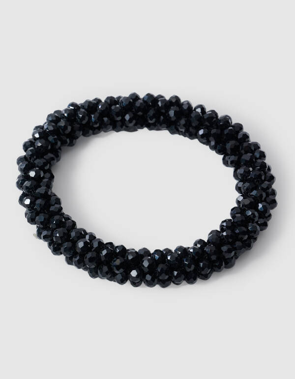 Perlen-Haargummi Schwarz SHOEBY ACCESSOIRES