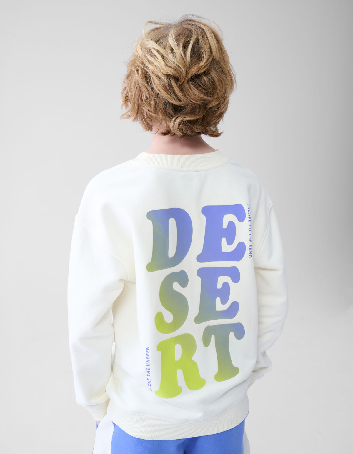 Textdruck Pullover Off White SHOEBY BOYS