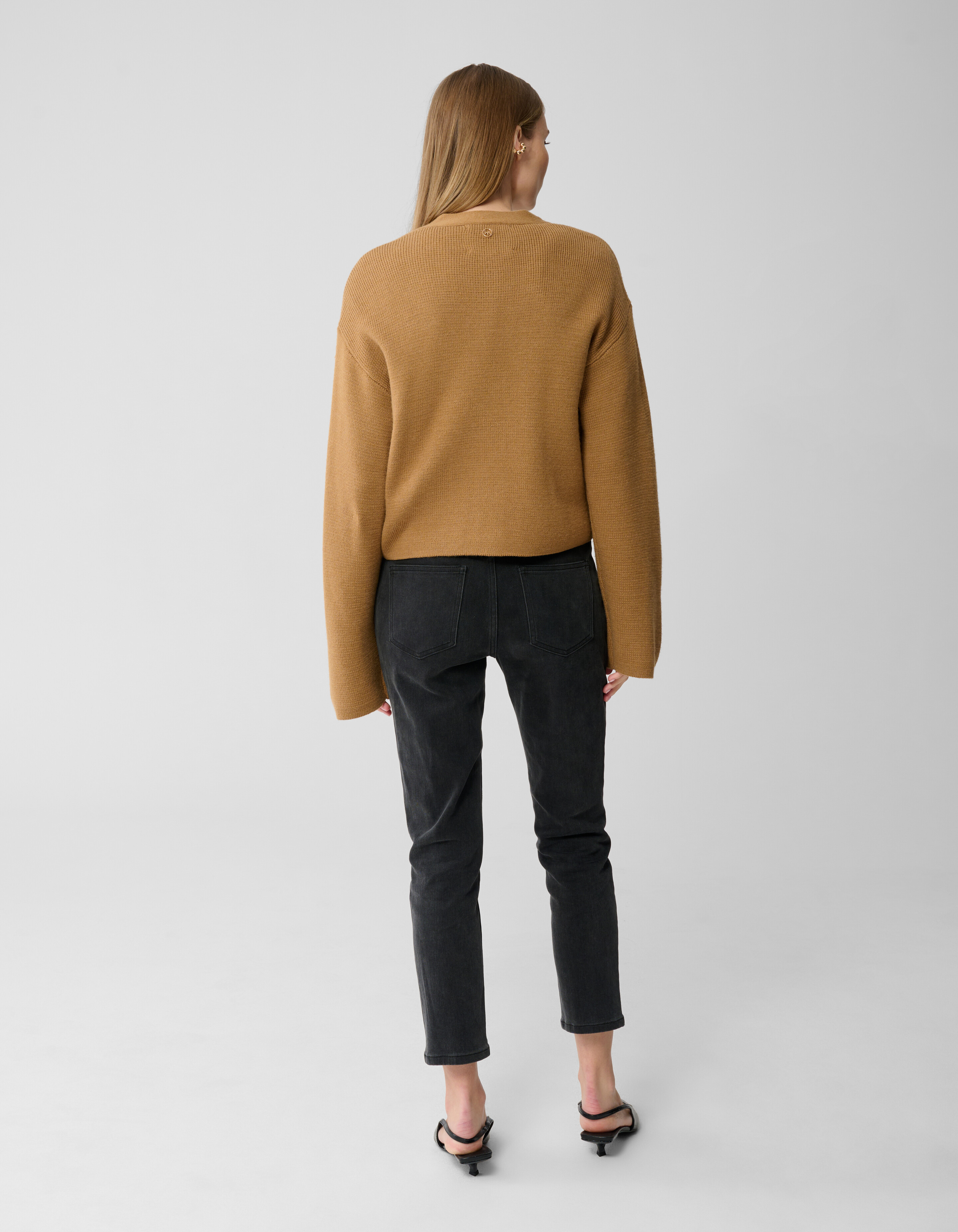 V-Ausschnitt-Strickjacke Camel By Lonneke SHOEBY WOMEN
