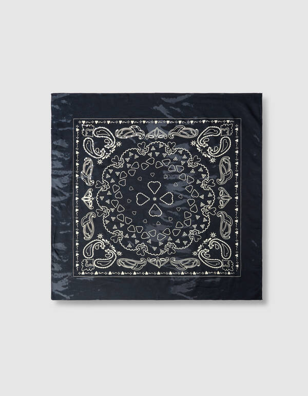 Strass Paisley Schal Dunkelgrau SHOEBY ACCESSOIRES