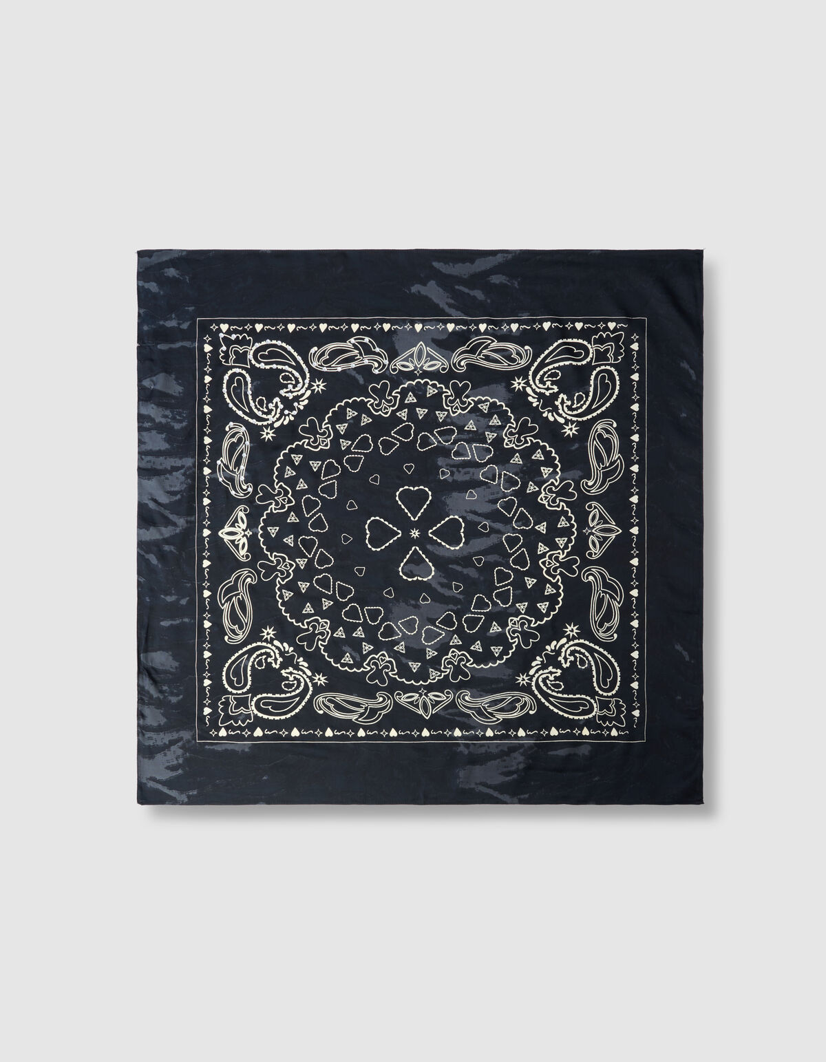 Strass Paisley Schal Dunkelgrau SHOEBY ACCESSOIRES