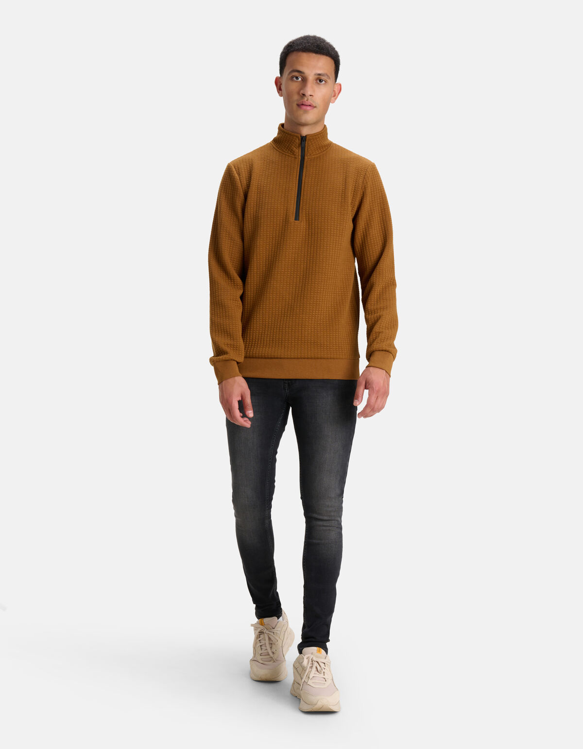 Gesteppte Pullover Braun SHOEBY MEN