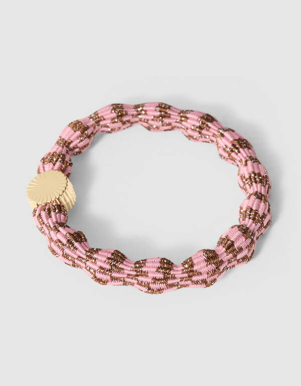 Wave Lurex Haargummi Rosa SHOEBY ACCESSOIRES