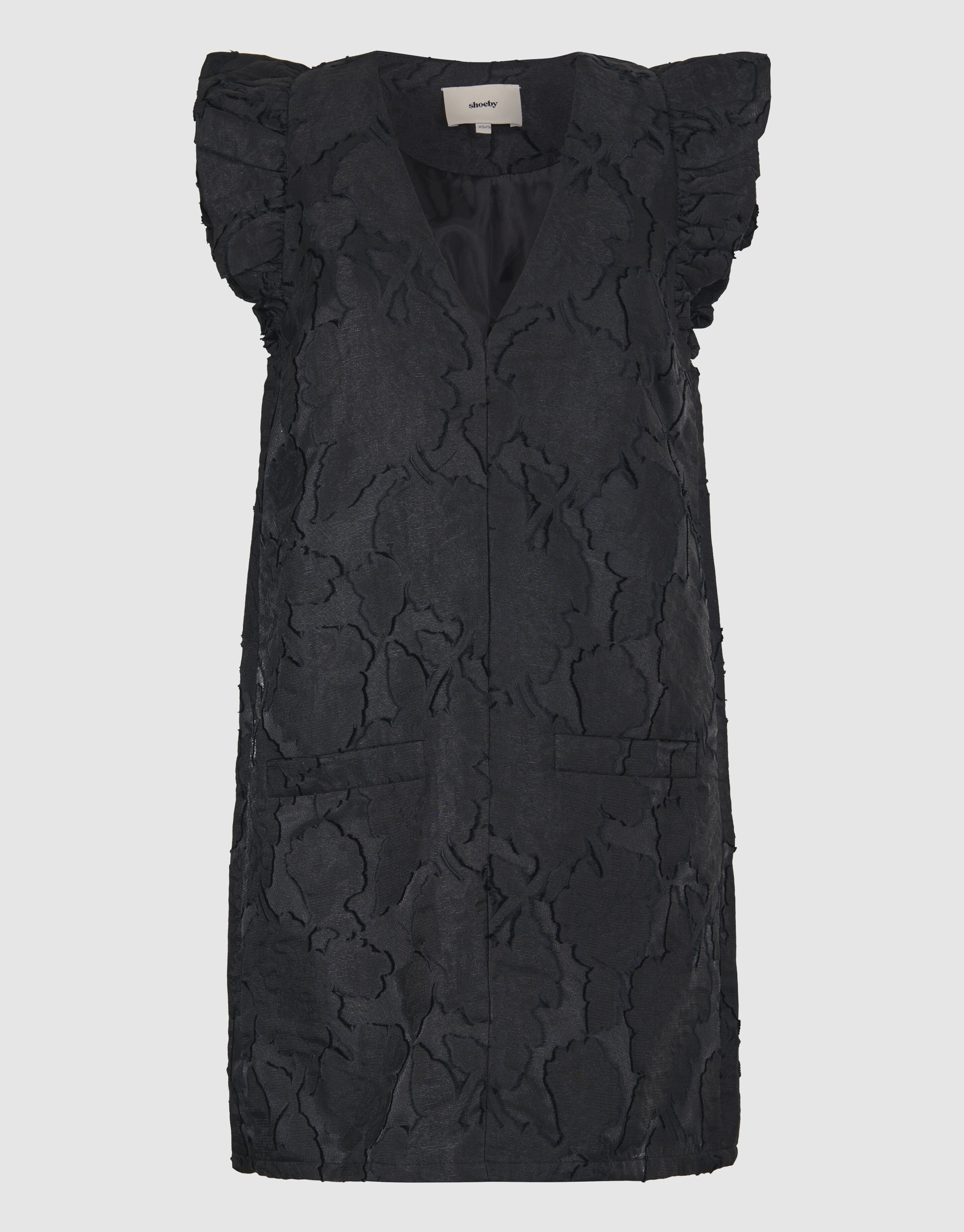Jacquard Mini Kleid Schwarz SHOEBY WOMEN