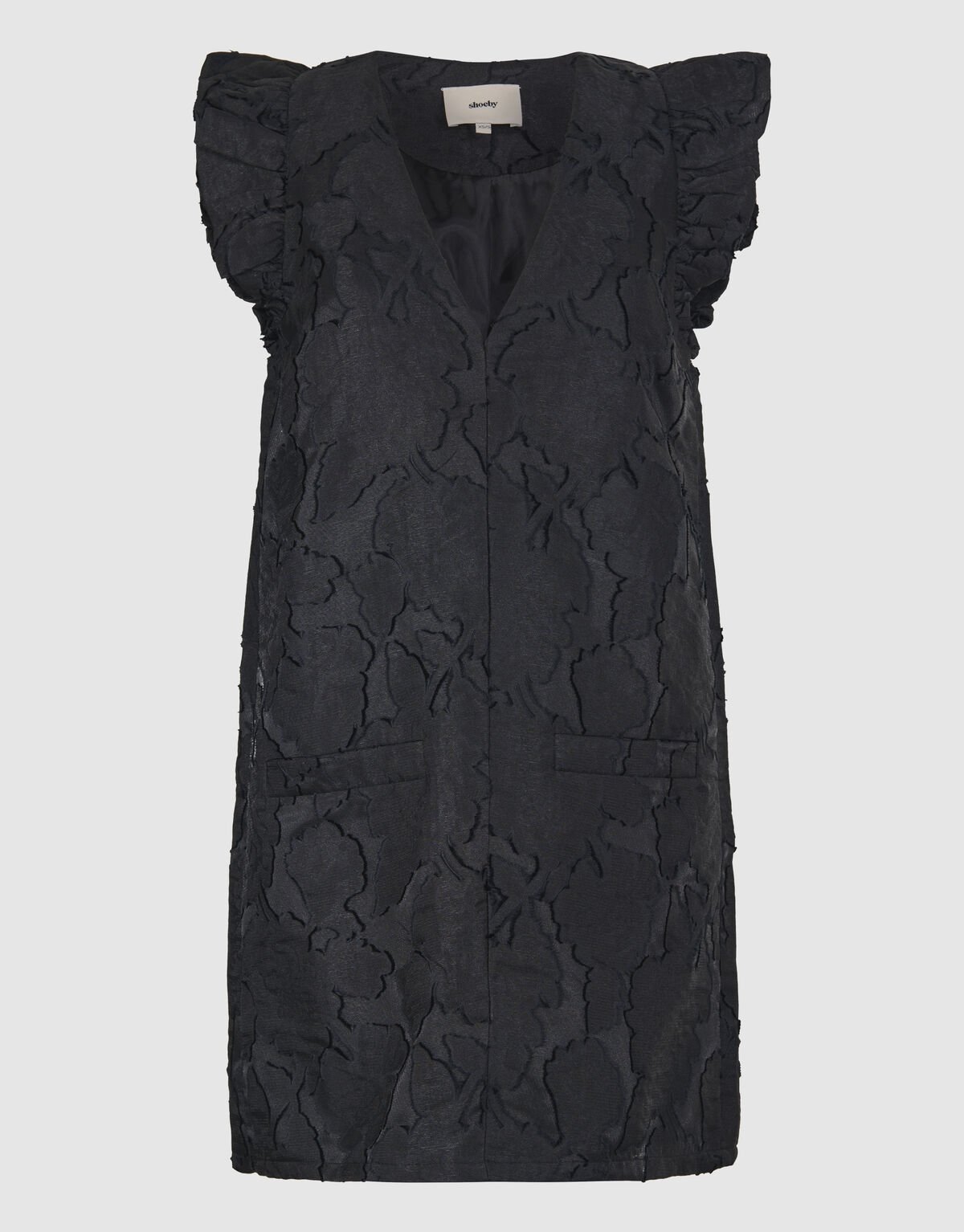 Jacquard Mini Kleid Schwarz SHOEBY WOMEN